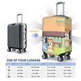 thumbnail image 4 of Saiise Bluey Luggage Suitcase Covers Elastic Washable Luggage Protector Travel Suitcase Protective Cover For Unisex Fits 18-32 Inch Luggage(No luggage included), 4 of 7