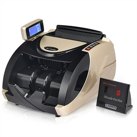 Bill Counter Money Cash Currency Counter Automatic Machine Counterfeit Bill Detector UV (Best Bill Counter Machine)