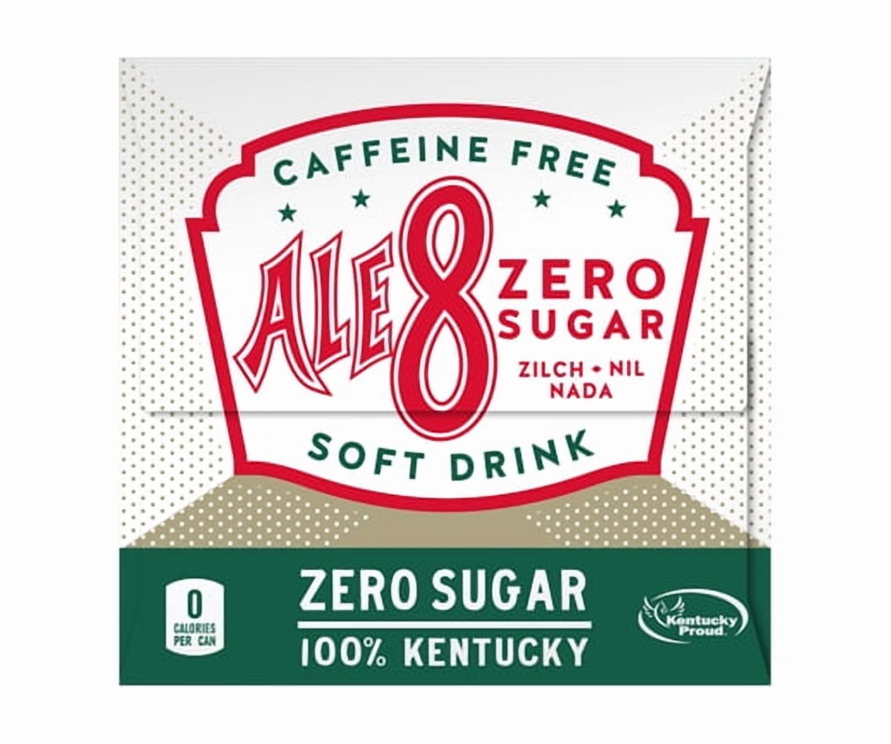 Ale81 Caffeine Free Zero Soft Drink, 12 Fl Oz, 12 Count