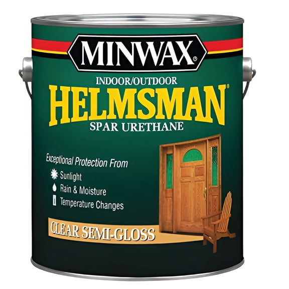 1 gal Minwax 13210 Clear Helmsman Indoor/Outdoor Spar Urethane, Semi-Gloss