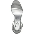 thumbnail image 3 of Bandolino Womens Madia Microsuede Ankle Strap Heels, 3 of 3