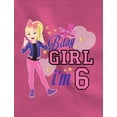 thumbnail image 2 of Jojo Siwa Birthday Girl Shirt - Perfect Gift for 6 Year Old - Celebrate 6th Birthday with Favorite Star - Official Jojo Siwa Fan Apparel - Birthday Party Outfit - Wow pink XL (9-10), 2 of 5