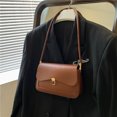 thumbnail image 3 of Bolso versátil para axila para mujer, bolso de hombro minimalista de cuero PU, bolso de ocio de Color sólido para axila, bolso diario para mujer, 3 of 9