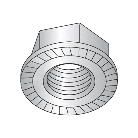 

10-24 Serrated Hex Flange Locknuts / 18-8 Stainless Steel (Quantity: 2 000 pcs)