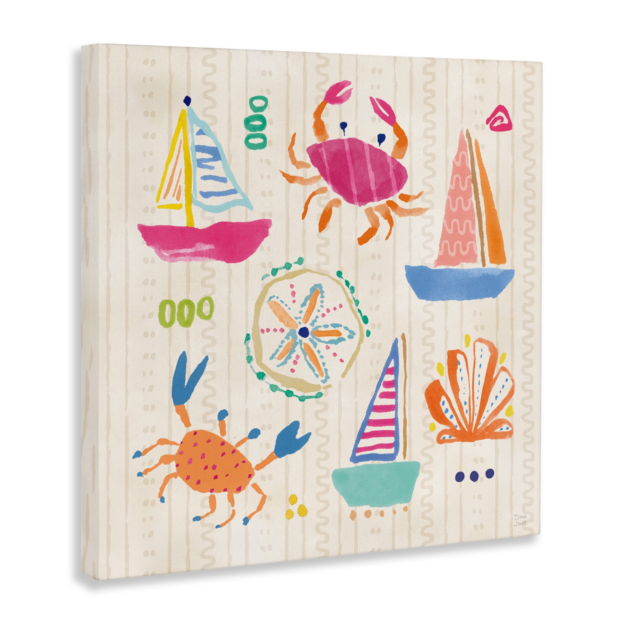 Stupell Industries Nautical Fine In The Sunshine Canvas Wall Art, design by Dina June