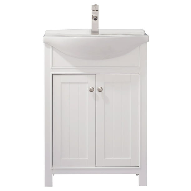 Agh Deco 24 Bathroom Vanity Set Grey Walmart Com Walmart Com