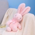 thumbnail image 1 of 25/35cm Ins High Quality / Soft Bunny Plush Toy / Cute Makaron Rabbit Doll with Tie / Children's Birthday Giftpink35cm Deng Xun unisex, 1 of 2
