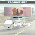 thumbnail image 7 of SEANATIVE See Through Window Decal for Truck Back Window Valentine's Day Print Graphic Sticker Car Film Sun Block UV Protection for Truck Pickup SUV, Cute Dog Pattern Pink, 7 of 7