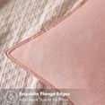 thumbnail image 2 of Fundas de almohada Miulee de lino decorativas de 45 x 45 cm, 2 unidades, color rosa, 2 of 6