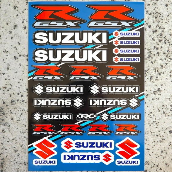 Suzuki GSXR600 GSXR750 GSXR1000 GSXR 600 750 1000 1100 DECALS STICKERS GRAPHICS