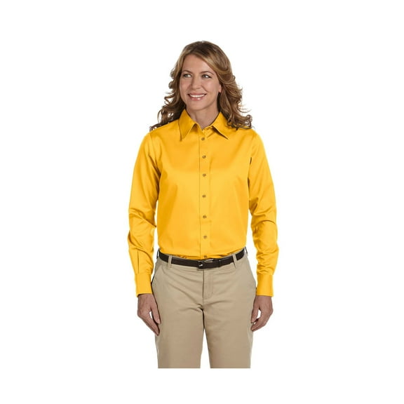 Harriton Women's Stain-Resist Twill Dress Shirt, Style M500W