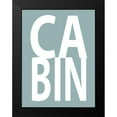 thumbnail image 2 of MacDowell, Jamie 15x18 Black Modern Framed Museum Art Print Titled - Cabin Aqua, 2 of 5