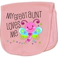 thumbnail image 2 of Inktastic My Great Aunt Loves Me Cute Dragonfly Baby Burp Cloth, 2 of 3