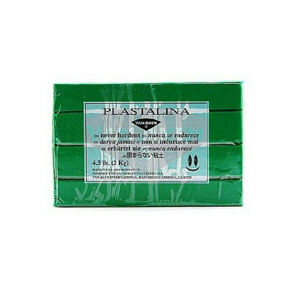 Van Aken Plastalina Modeling Clay - 4.5 lb, Green