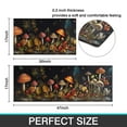 thumbnail image 4 of Black Mushrooms Butterfly Spring Kitchen Rugs Set, 17x29 +17x47, Cushioned and Non-Skid, Washable for Kitchen, Living Room, Office Gift for Friends, Family, 4 of 7