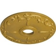 thumbnail image 3 of Ekena Millwork 18"OD x 3 1/2"ID x 1 1/4"P Kent Ceiling Medallion (Fits Canopies up to 5"), Hand-Painted Iridescent Gold, 3 of 5