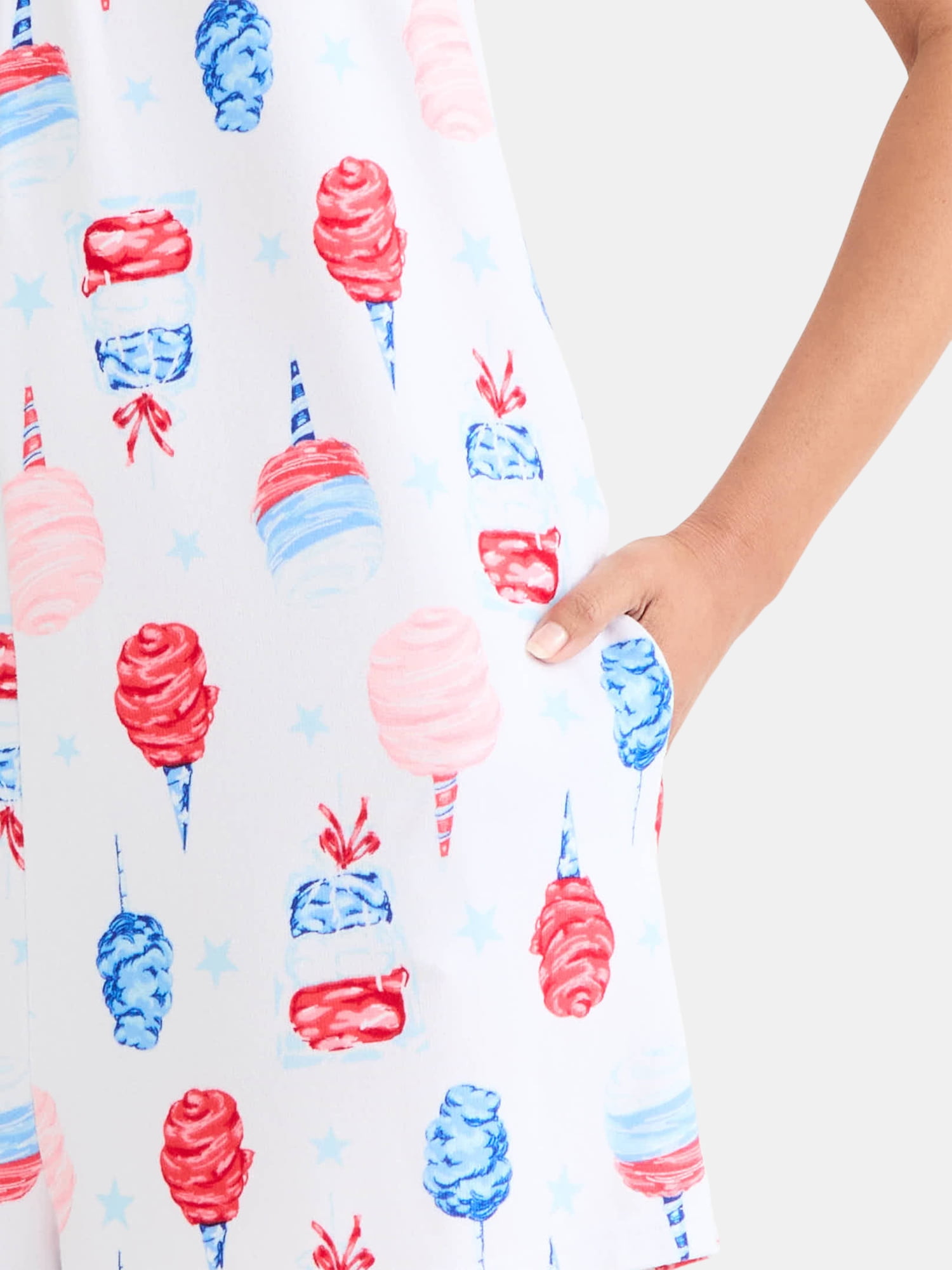 Summer Women's Sleep Romper from Way to Celebrate, Sizes XS-3X