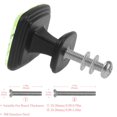 thumbnail image 3 of 4 Pcs Square Cabinet Handle Cupboard Knob Drawer Pulls Handle Green Floral Wallpaper Drawer Knobs with Screws Furniture Decoration, 3 of 7