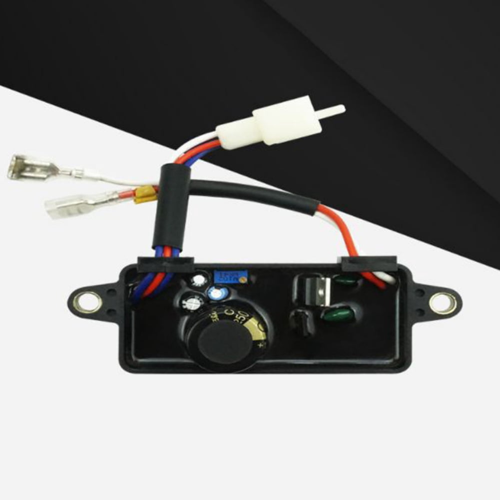 2KW AVR Automatic Voltage Regulator Stabilizer 110V-220V Small Gasoline Generator Accessories,1PCS * 2KW AVR Automatic Voltage Regulator,Black