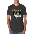 thumbnail image 2 of Wild Bobby, Cute Pug Life Living, Animal Lover, Men Premium Tri Blend Tee, Vintage Black, Large, 2 of 4