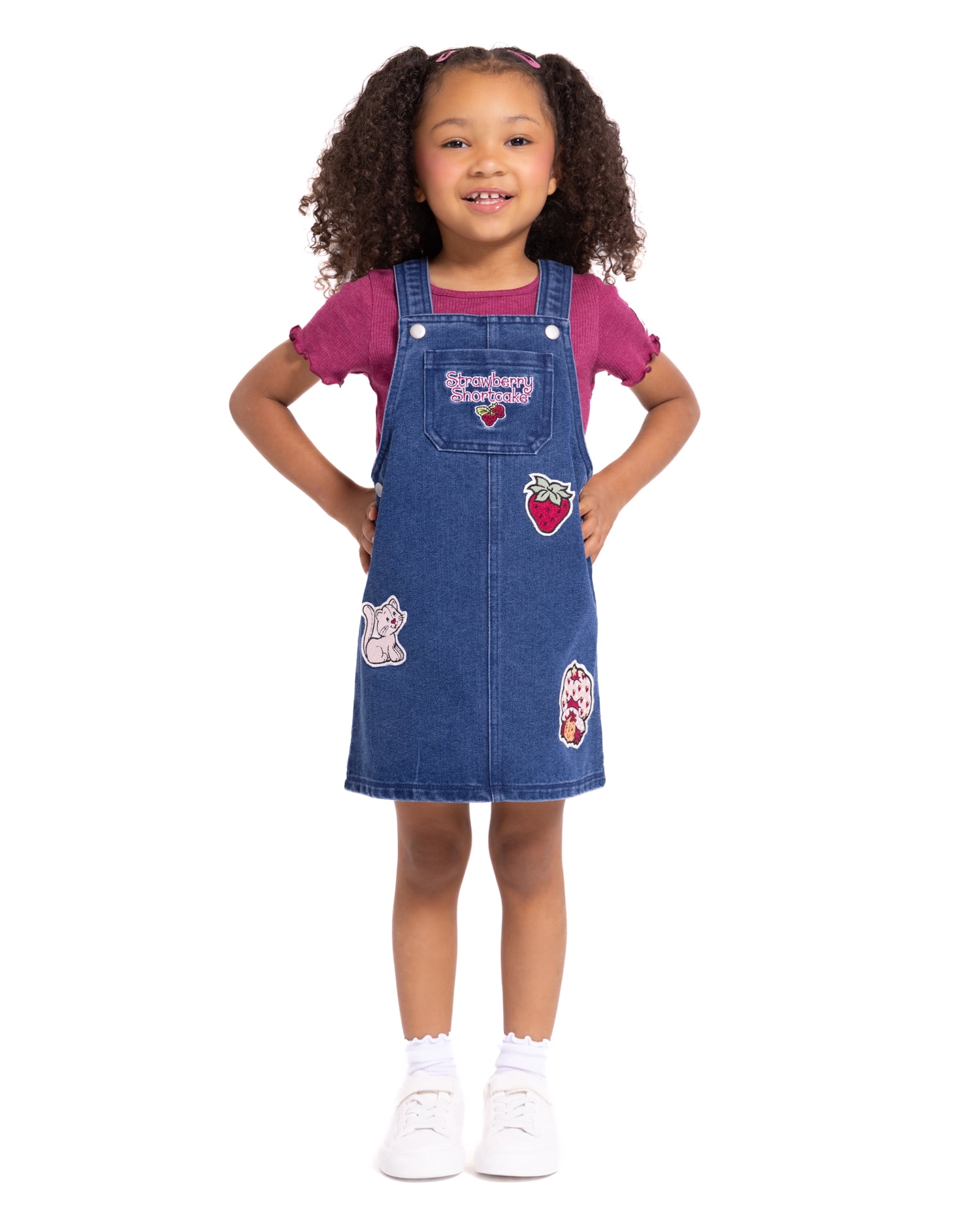 Strawberry Shortcake Toddler Girls Tee and Cotton Skirtall Set, 2 Piece, Sizes 12M-5T