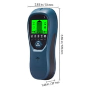 Stud Finder Wall Scanner, 5 in 1, Electronic Wall Stud Detector with Smart Sensor, High-Definition LCD Display and Audio Alarm, for the Center and Edge of Metal, AC Wire, Joists, Pipes, Blue