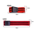 thumbnail image 2 of Blood Flow Restriction Bands for Legs, Arms, Glutes Occlusion Training bfr bands， Pack 4, 2 of 5
