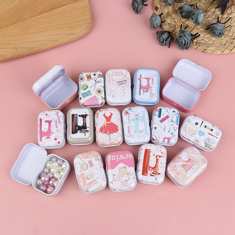 Mini Tin Box Sealed Jar Packing Jewelry Candy Small Storage Cans Coin Giftj3 