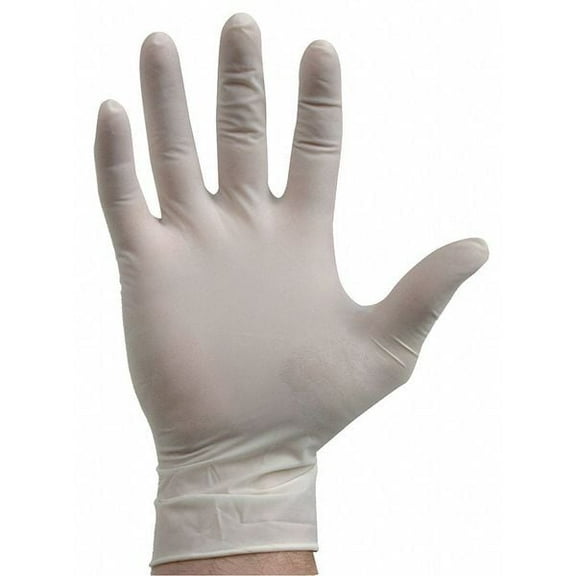 Condor Disposable Gloves,Rubber Latex,M,PK100 2XMC2