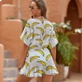 thumbnail image 4 of Cute Yellow Banana Women's Luxury Party Dress Evening Dresses Ladies Cover Ups, 4 of 6