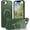 Midnight Green, variant on MYKOMI Magnetic for iPhone 16e Case with Ring Stand, [10 FT Drop Protection] [Velvety Touch] Slim Translucent Matte Back Shockproof Phone Case for iPhone 16e 6.1''
