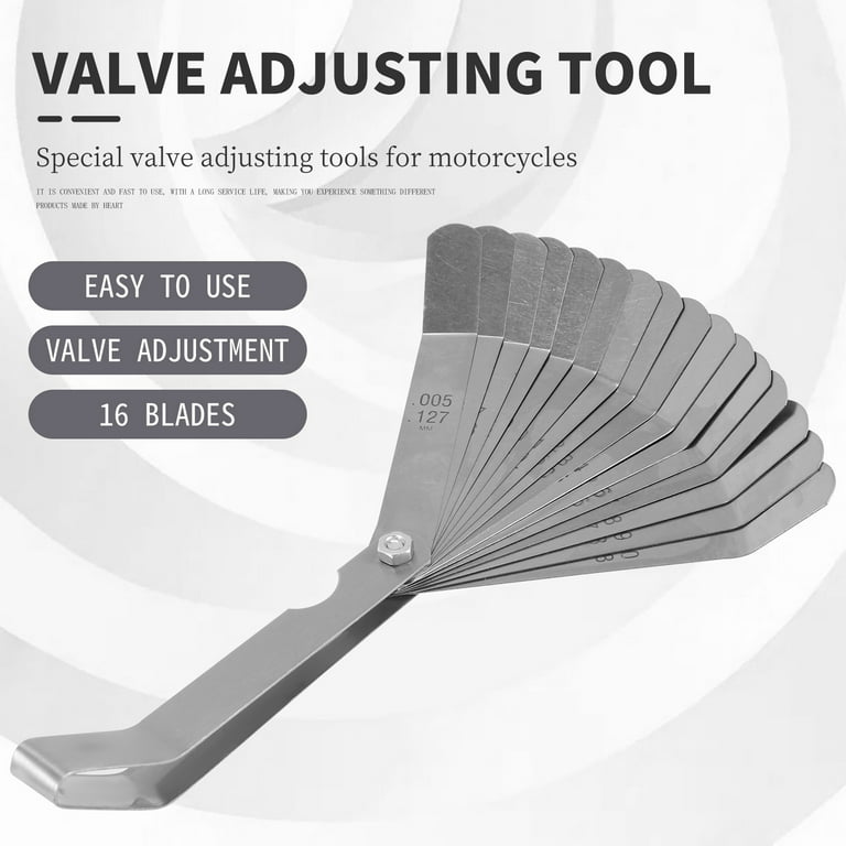 Universal Motorcycle Engine Valve Screw Adjusting Spanner clearance  adjustment tools Feeler gauge for Honda yamaha suzuki