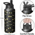 thumbnail image 2 of 32oz Insulated Cat Water Bottle with Handle & Straw, Stainless Steel Travel Tumbler for Sports & Travel, Gift for Women, Mom, Mother''s Day, Christmas, 2 of 6