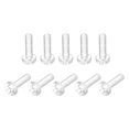 thumbnail image 1 of Unique Bargains M2x10mm Plastic Phillips Bolts PC Pan Head Machine Screws Transparent 50 Pack, 1 of 5