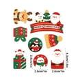 thumbnail image 2 of Bwiyojiz Home Decor Christmas Decorations Decoration 8PC Magnetic Refrigerator Stickers Soft Father Holiday Magnet, Gifts for Family, Green, 2 of 7