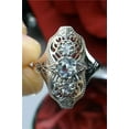 thumbnail image 6 of K-KED Boho Vintage Women 925 Silver Cubic Zircon Rings Wedding Ring Delicate Jewelry Size 6-10-8-Style 4, 6 of 6