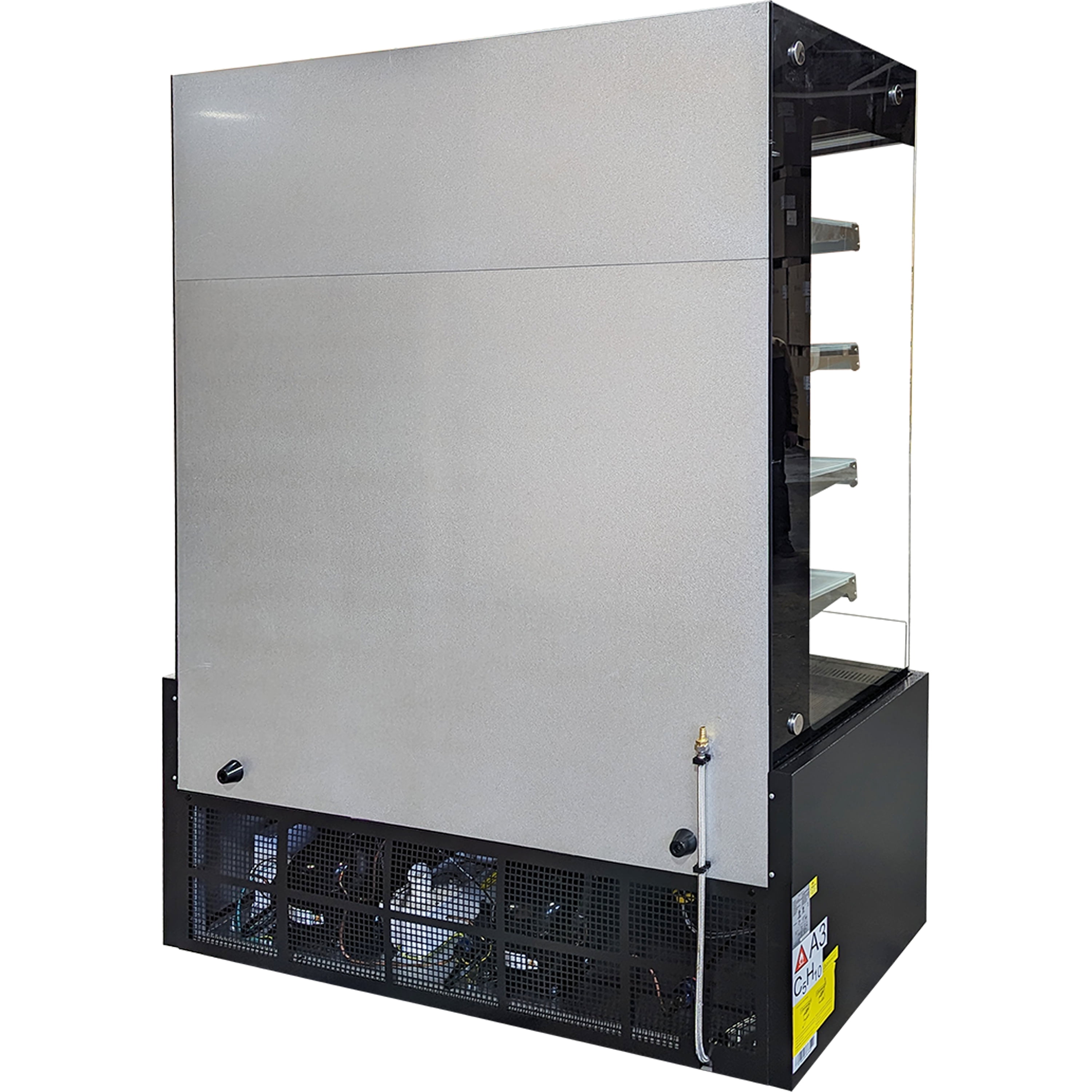 60 in. Commercial Open Air Merchandiser Refrigerator Cooler 34 Cu.Ft. Grab and Go Vertical Display Cooler ETL NSF