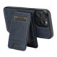 thumbnail image 3 of LC.IMEEKE L3 For iPhone 15 Pro Magnetic Case Detachable Card Holder Leather TPU Mobile Cover - Blue, 3 of 5