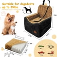 thumbnail image 2 of Asiento de coche para perros melafa365 de espuma viscoelástica para perros pequeños y medianos, 2 of 7