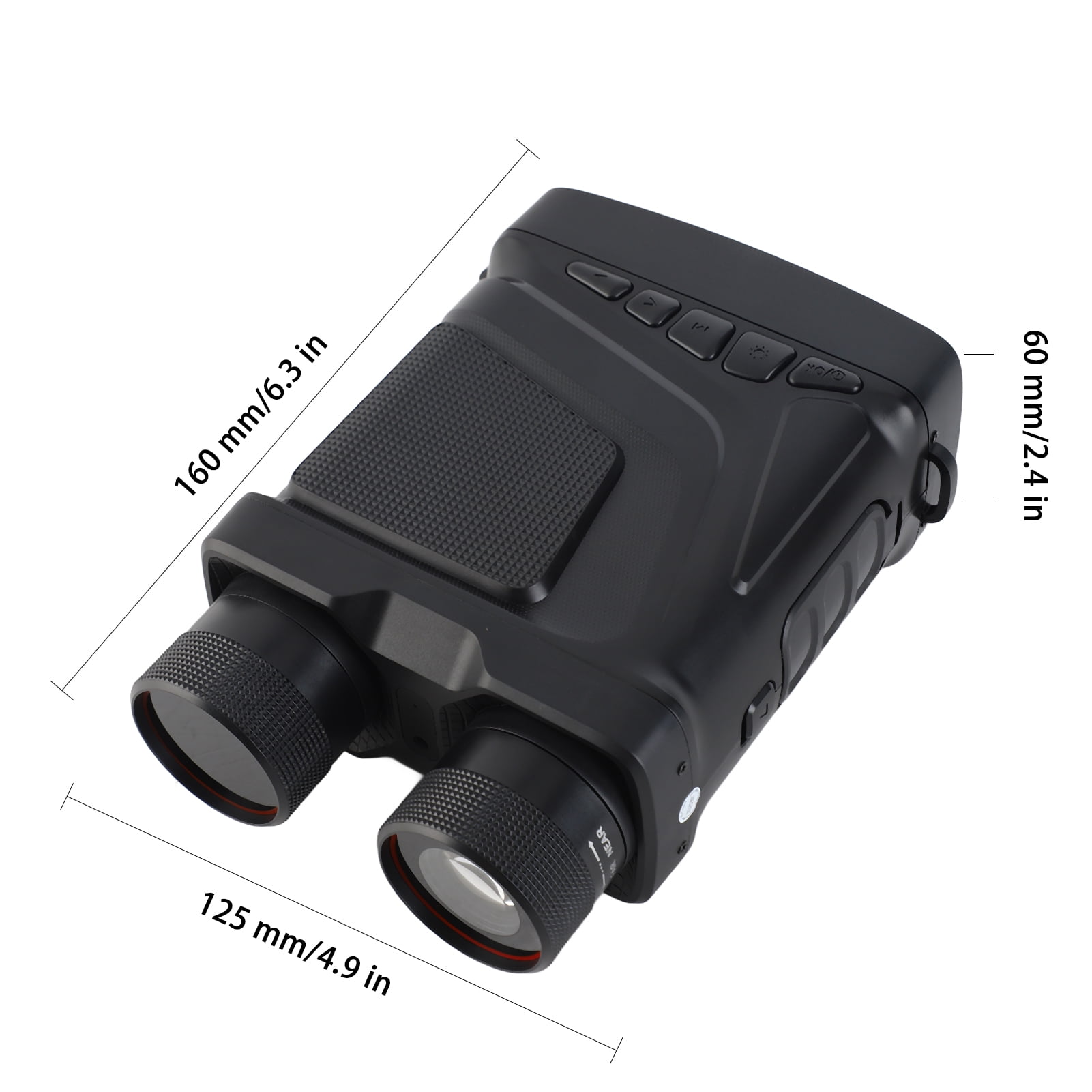 Illumination 1080P Portable Binocular Goggles Device Day Night Use Photo Video Taking 5X Digital Zoom 300M Full Dark Viewing Distance For Outdoor Hunt Boating Journey