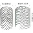 thumbnail image 3 of Sarapandan Aluminum Gutter Filters Gutter Protection Gutter Metal Gutter Guards Leaf Protection for House, Eaves, Ditch, Sewer 4 Pieces, 3 of 5