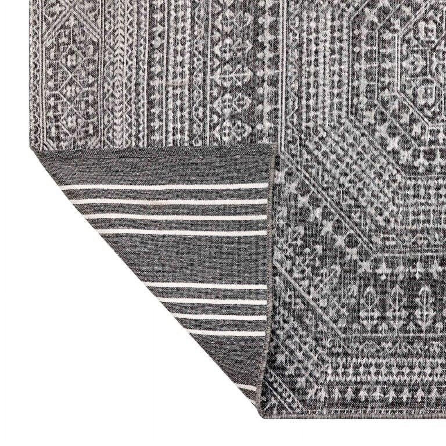 Better Homes & Gardens,  5'x7' Grey Reversible Indoor/Outdoor Rug