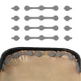 thumbnail image 1 of FT Hita Juego de 12 Hebillas de Silicona con Imán para Freidora de Aire, Imán en Forma de Flor para Pergamino Fijo, Resistente a Altas Temperaturas, Evita Cambios y Quemaduras (Gris), 1 of 5