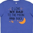 thumbnail image 4 of Inktastic I Love My Dad to the Moon and Back Youth T-Shirt, 4 of 5