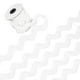 thumbnail image 1 of 1-Rollo de cinta de ric rac, 10 yardas, 30 mm / 1.2 pulgadas de fleco ondulado [Blanco], 1 of 1