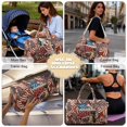 thumbnail image 5 of Garronmavis Large Quilted Duffle Bag for Women, 250th USA Flag Eagle Print Weekender Bag Overnight Travel Gym Carry On Tote Bag with Zipper Pocket, 5 of 7