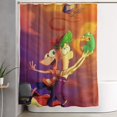 thumbnail image 3 of Phineas And Ferb Shower Curtain Waterproof Fabric Cloth Shower Curtains Washable Bathroom Decoration Bath Curtains Iron, 3 of 9