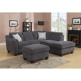 thumbnail image 5 of Wallace & Bay Siena Gray Ottoman, 5 of 5