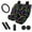 Colorful Dog Paws, variant on Uorisanigo Halloween Bats 10 Pieces Automobile Seat Cover Sets with Car Steering Wheel Cover Car Seat Belt Cover Cars Water Cup Coaster Keychains Soft Anti-slip Auto Interior for Cars SUVs