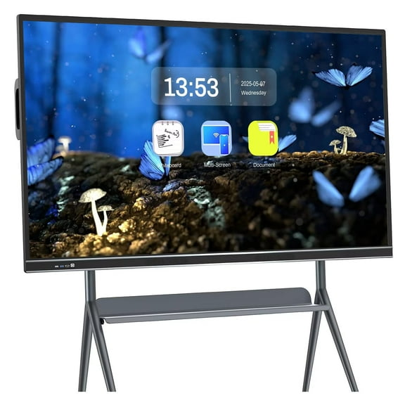 Smart Board 75 Inch, Transform Your Classroom & Office! Touch Screen All-in-One Interactive Whiteboard with Dual System & Cloud Sharing For Education & Conferences​